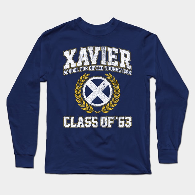 Xavier Class of 63 Long Sleeve T-Shirt by huckblade